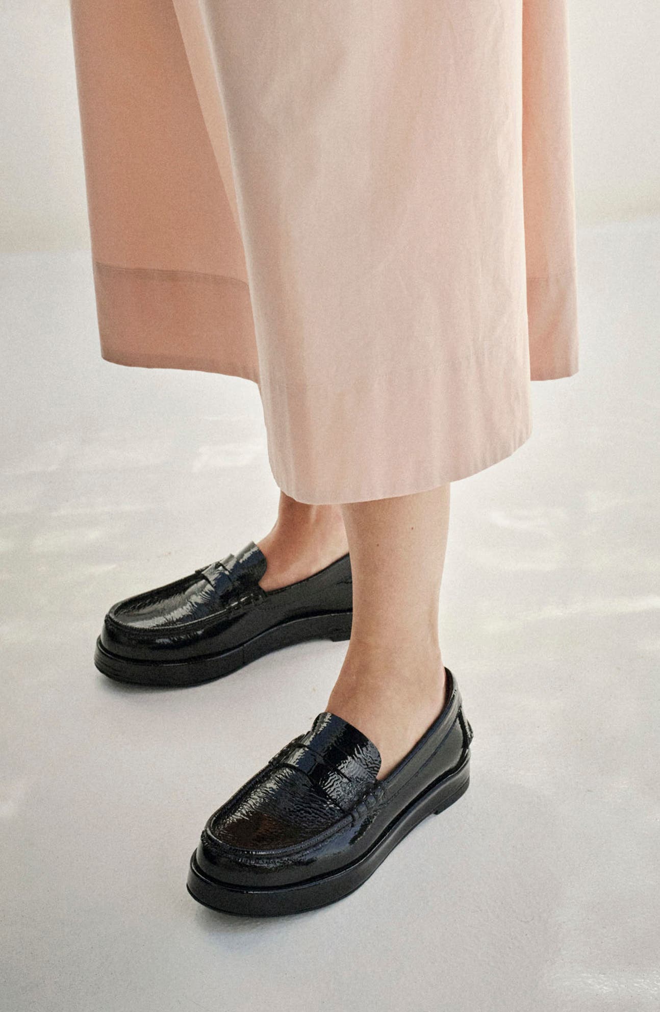 Sergia Leather Loafer, Alternate, color, BLACK CASTORO NAPLAK