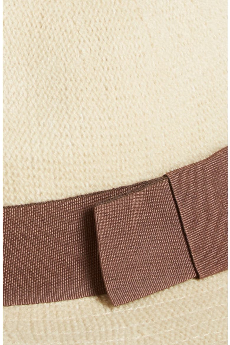 Slub Band Panama Hat, Alternate, color, IVORY