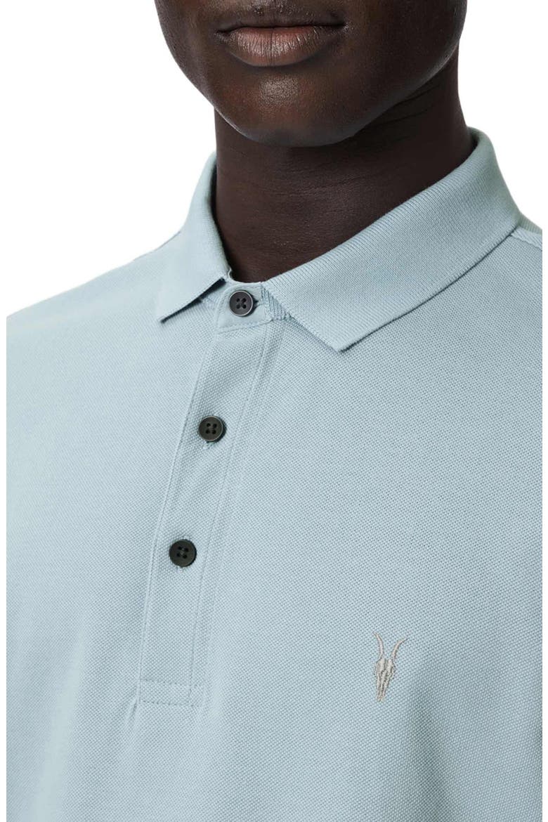 Reform Cotton Piqué Polo, Alternate, color, SALTON BLUE