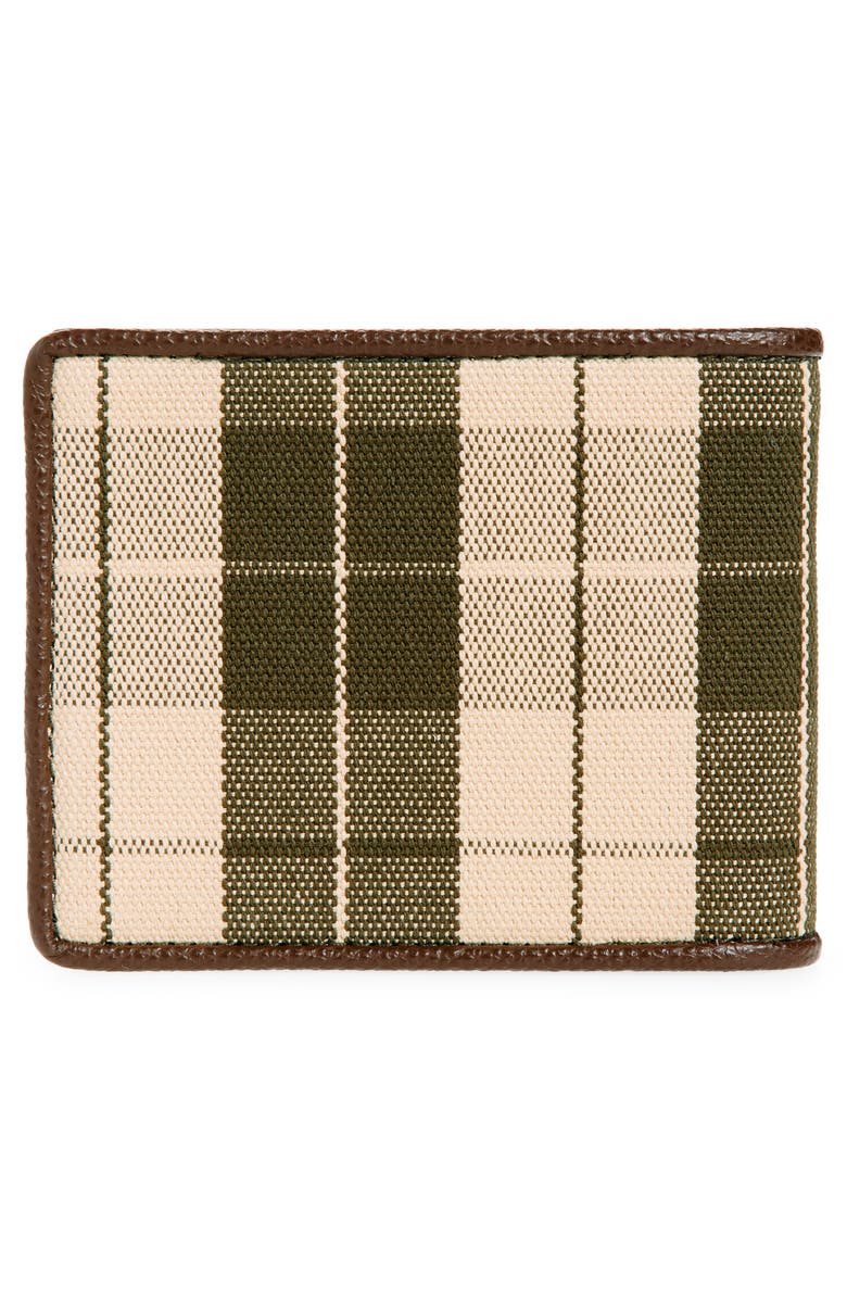 Valentino VLOGO Signature Bifold Canvas Wallet, Alternate, color, Brown Multi