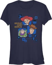 Toy Story 5 Junior's Toy Story 5 Group Chat Goals Graphic T-Shirt