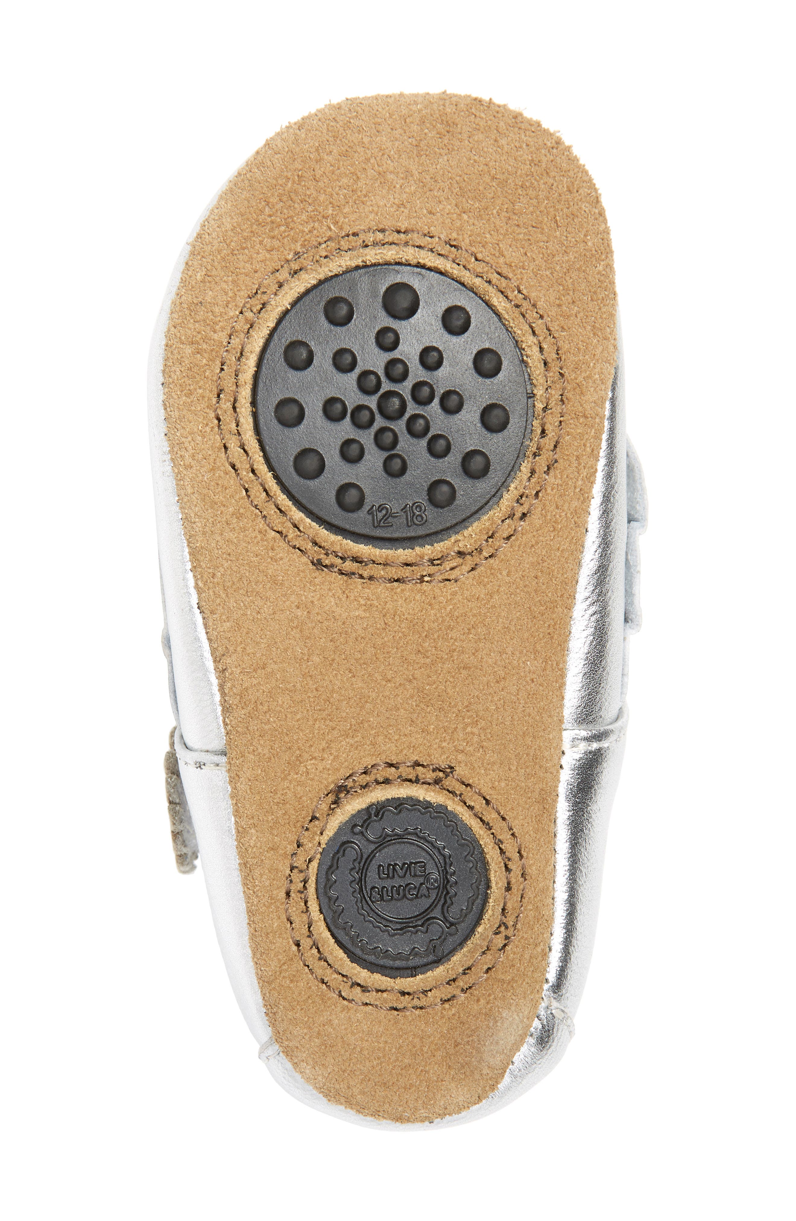 Livie & Luca 'Ruche' Mary Jane Crib Shoe, Alternate, color, 