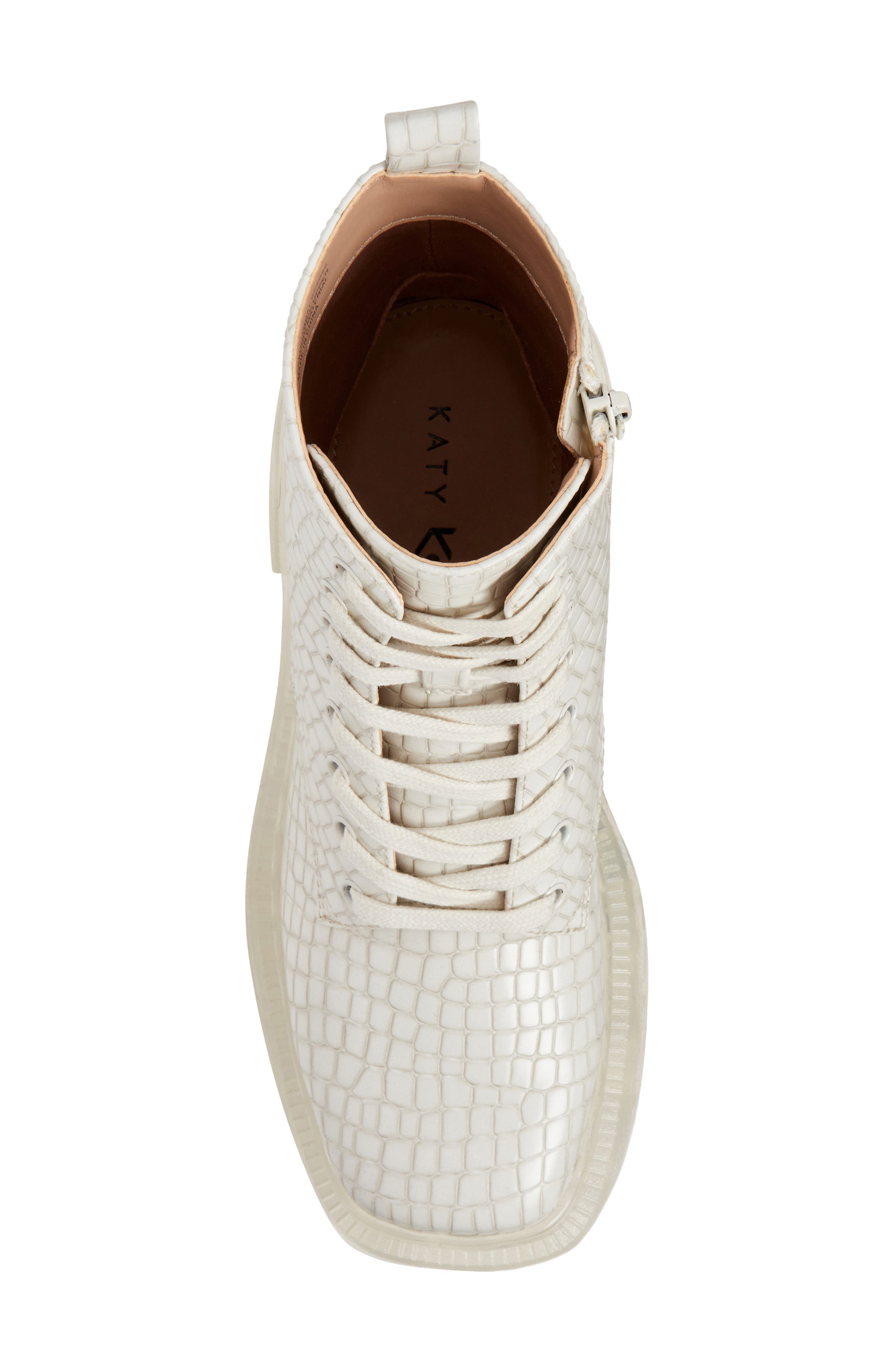 The Geli Combat Boot, Alternate, color, COTTON