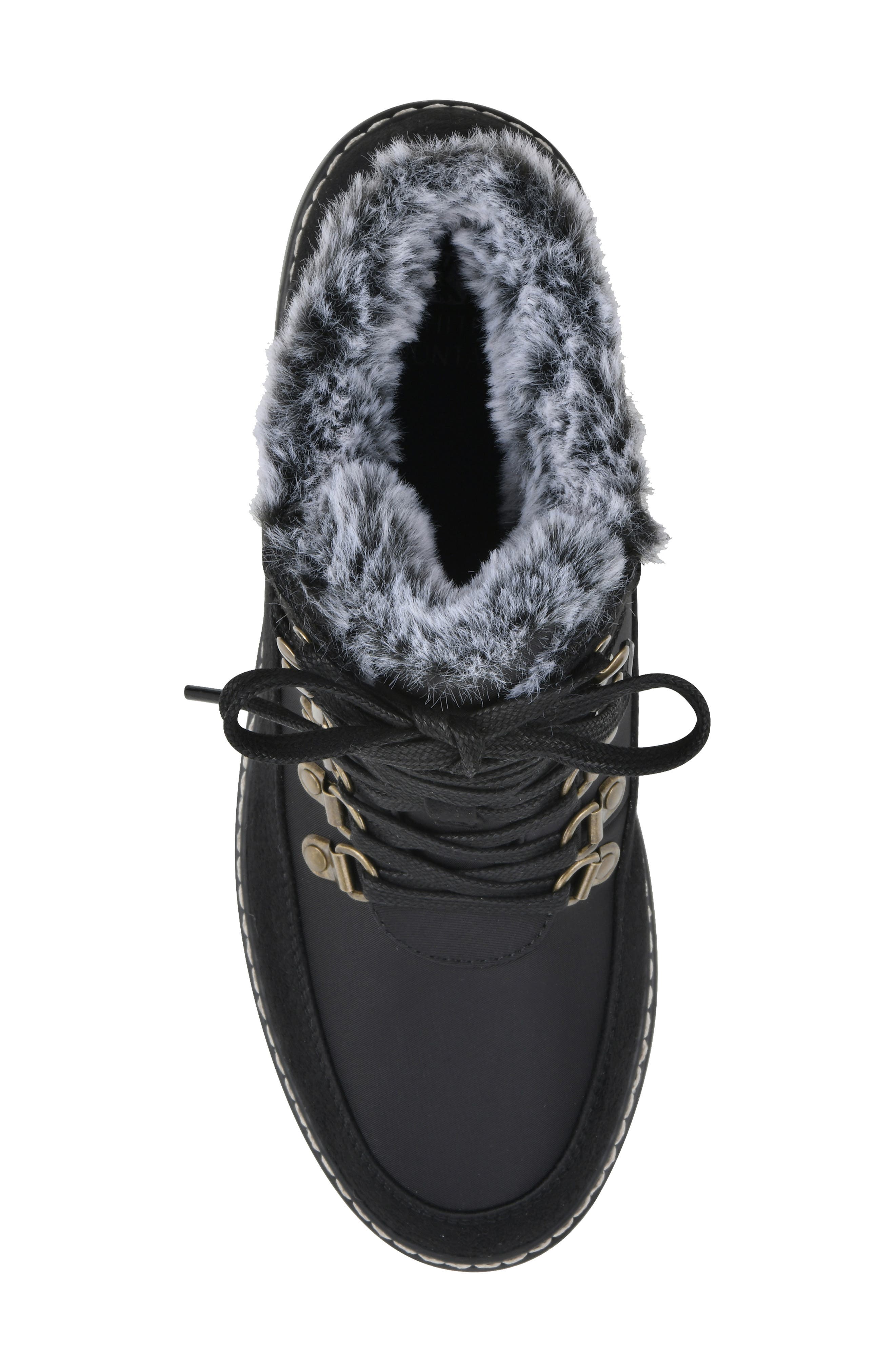 White Mountain Footwear Tamasha Faux Fur Hiking Boot, Alternate, color, 