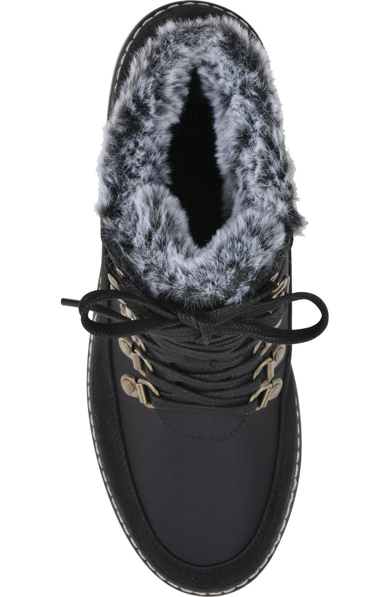 White Mountain Footwear Tamasha Faux Fur Hiking Boot, Alternate, color,