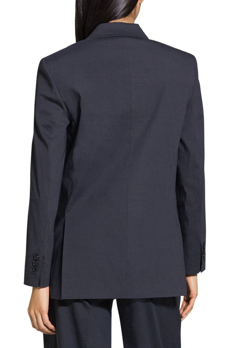 Linen Blend Blazer, Alternate, color, CONCORD