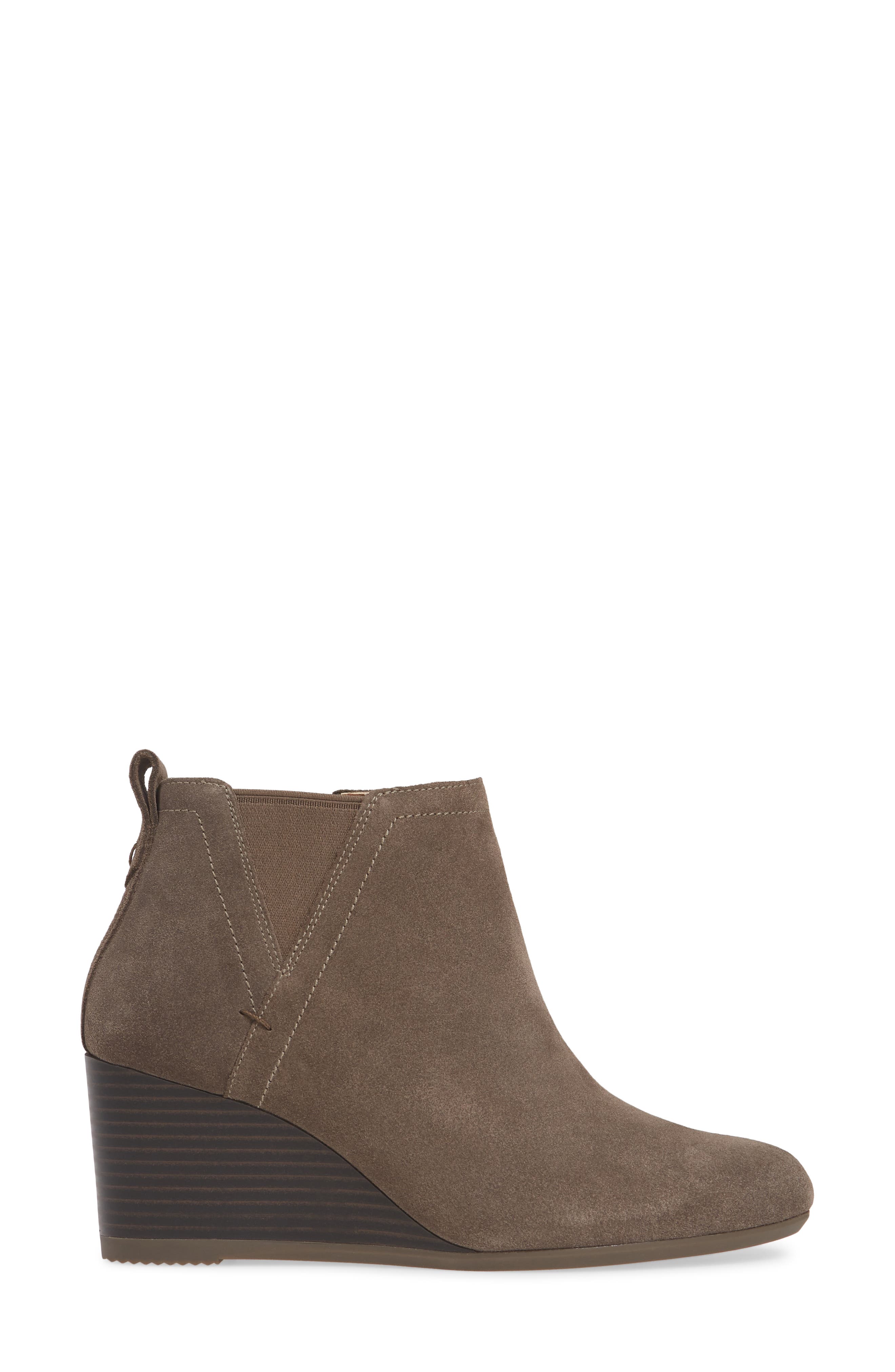 Paloma Wedge Bootie, Alternate, color, GREIGE SUEDE