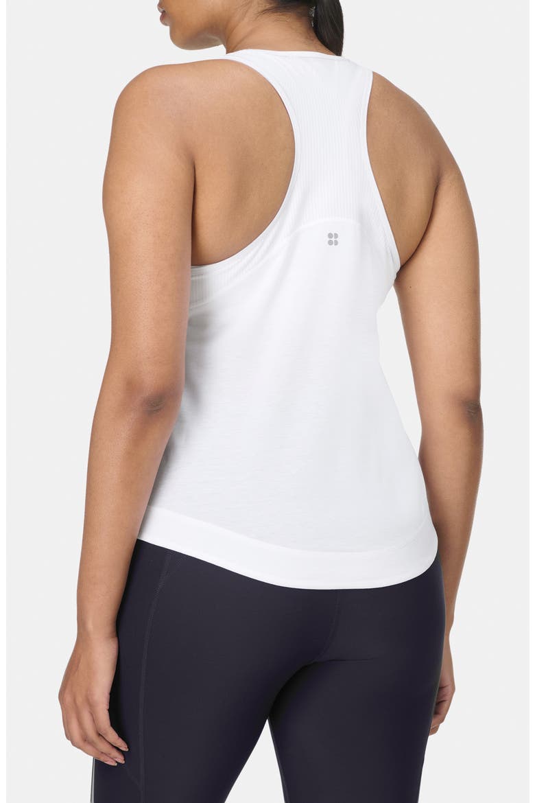 Breathe Easy Run Mesh Tank, Alternate, color, WHITE