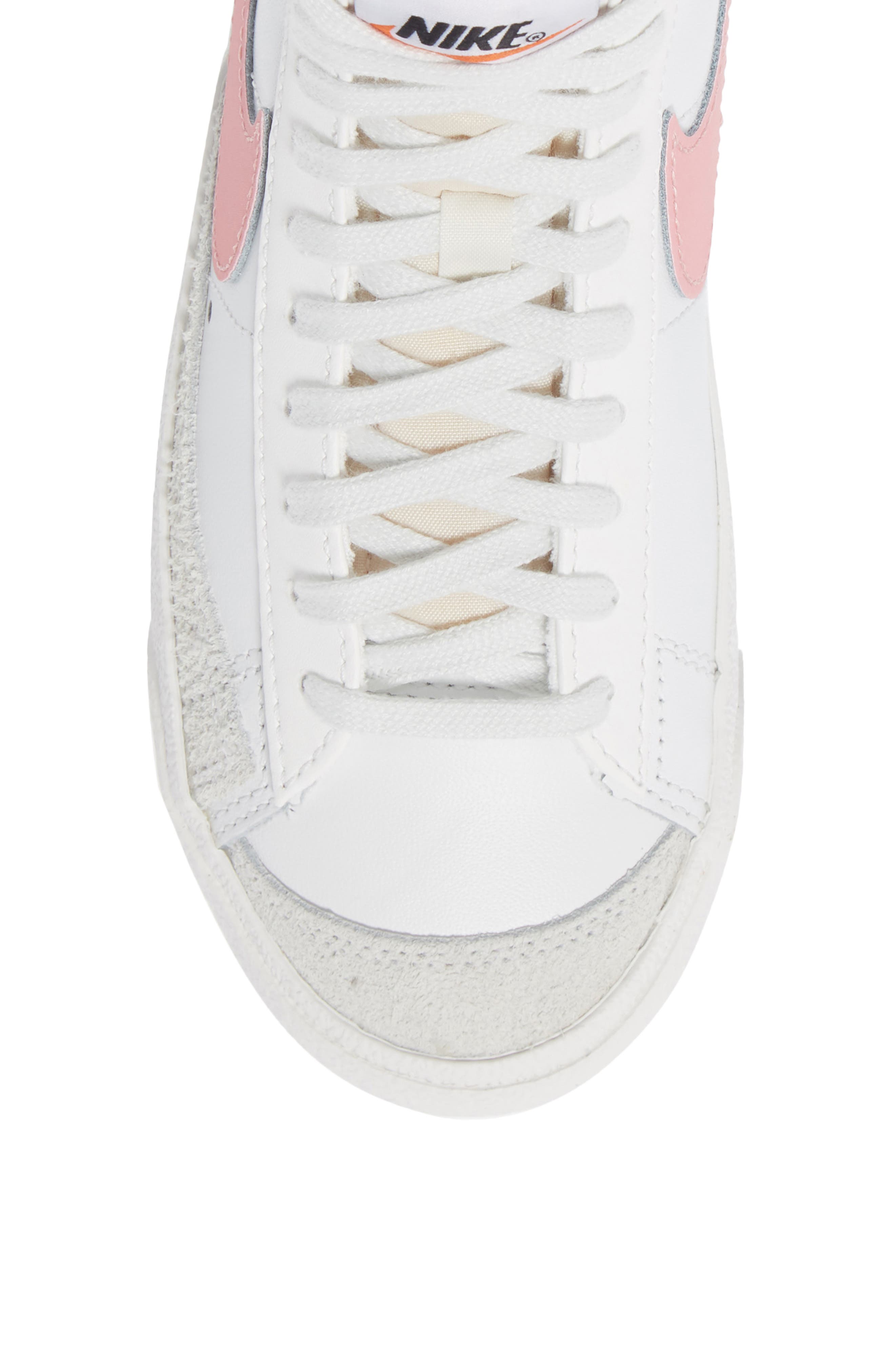 Nike Blazer Mid '77 Sneaker, Alternate, color, Summit White/ Sunset/ Black