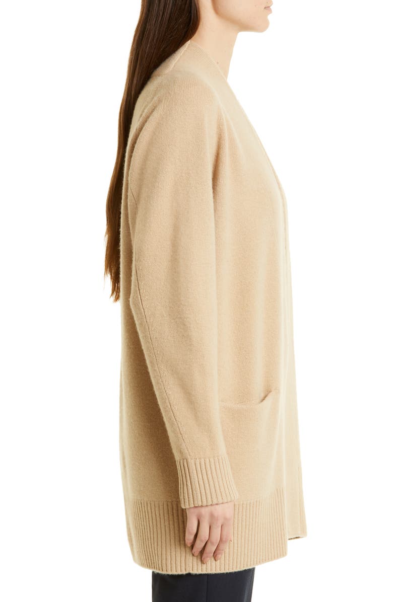 Vince Shawl Collar Cashmere Cardigan, Alternate, color, Camel