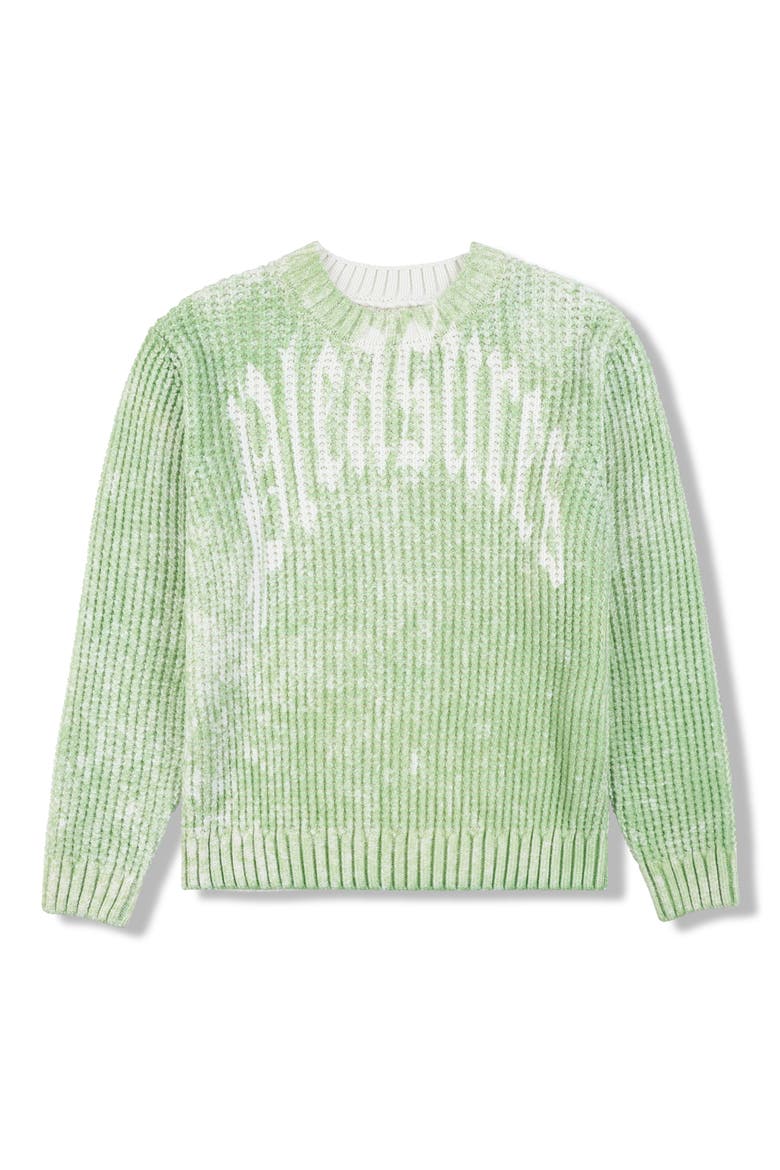 Acid Oversize Sweater, Alternate, color, GREEN