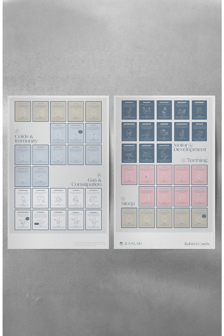 Baby Massage Cards, Alternate, color, BLUE