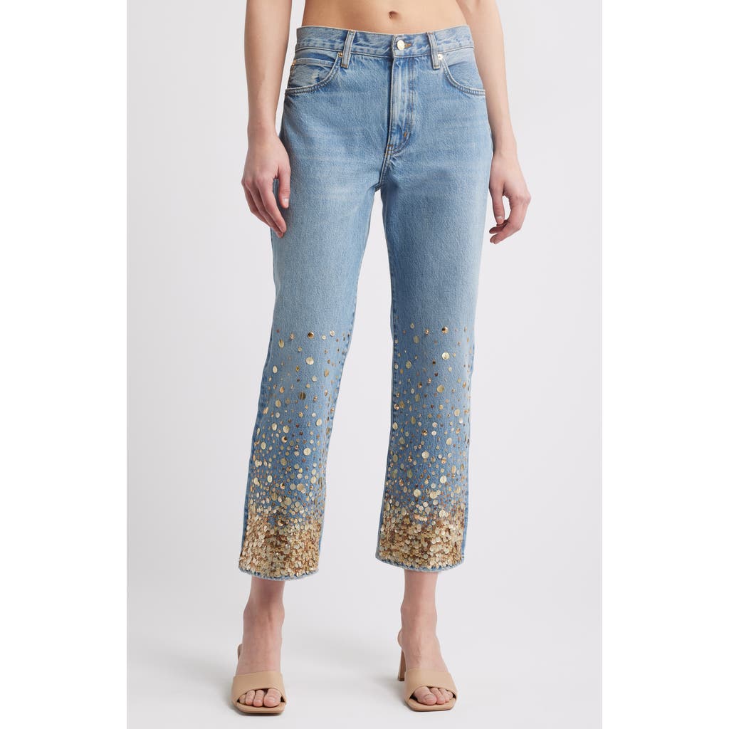 Frame The Atelier Champagne Ankle Straight Leg Jeans