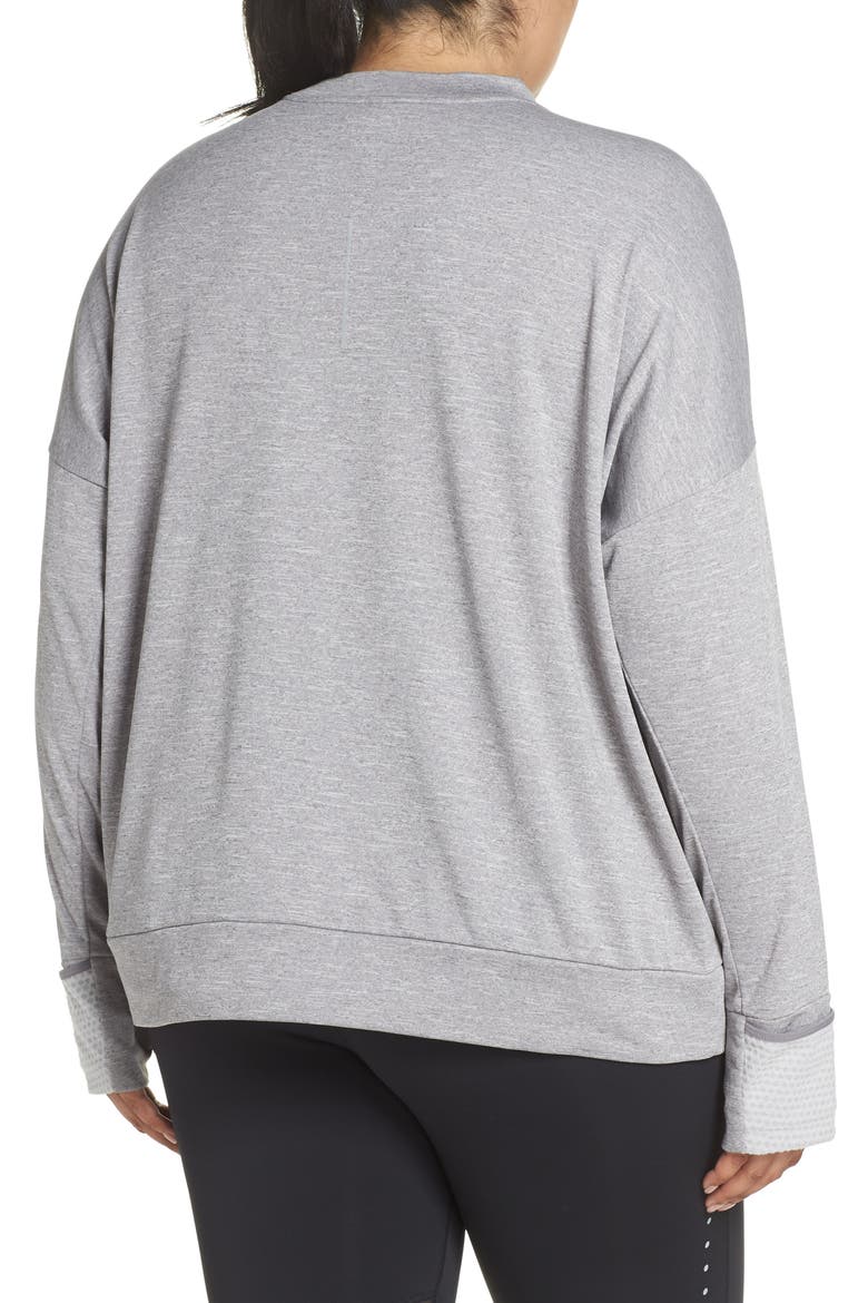 Therma Sphere Element Running Shirt, Alternate, color, GUNSMOKE/ HEATHER