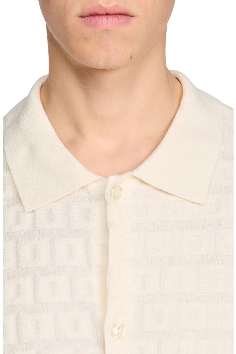 Terry knit shirt, Alternate, color, Ecru