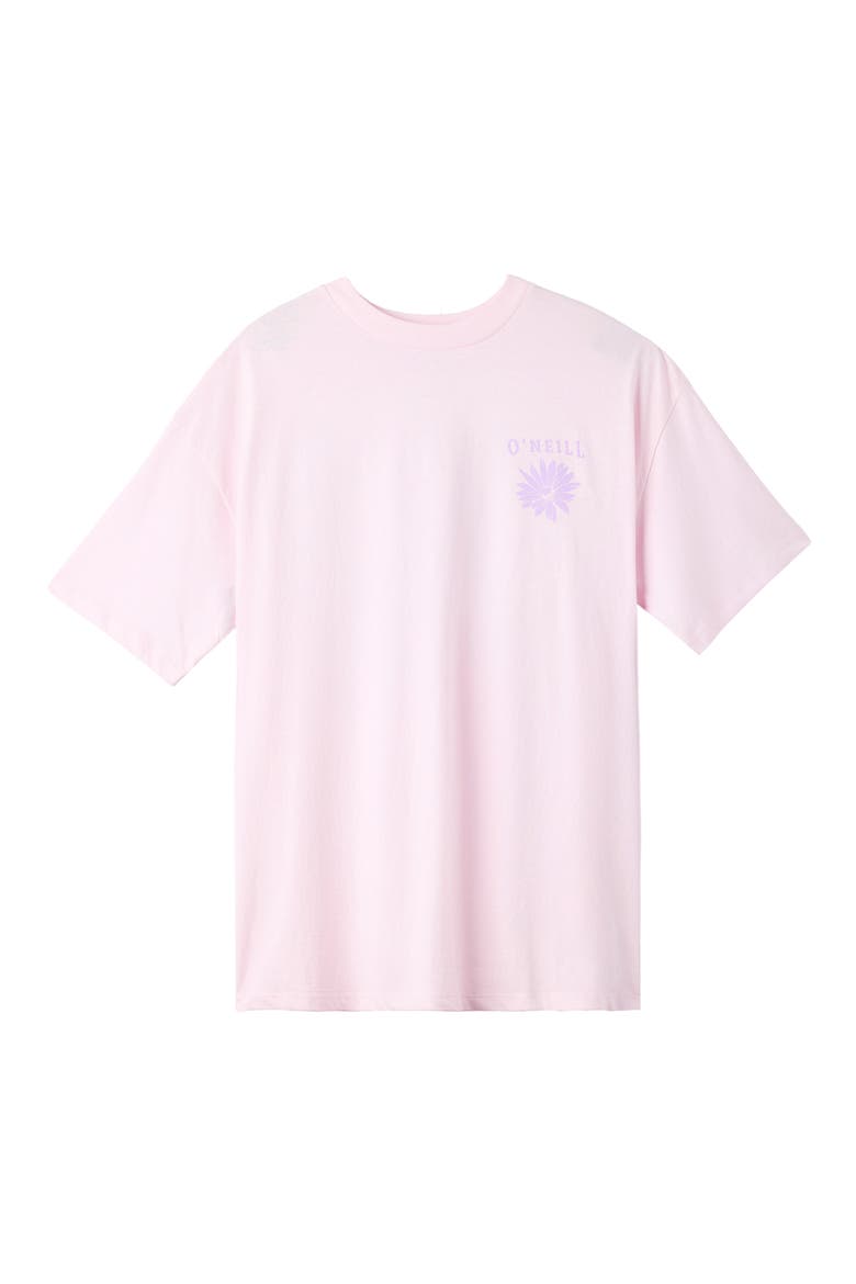 Heritage Daisy Graphic Oversized T-Shirt, Main, color, PINK