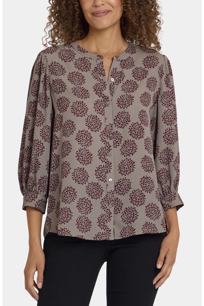 Bonnie Button-Up Top, Main, color, VALENTON