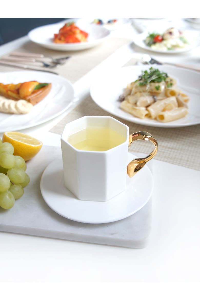 Cutlery Cup and Saucer Spoon Handle, Alternate, color, Multi