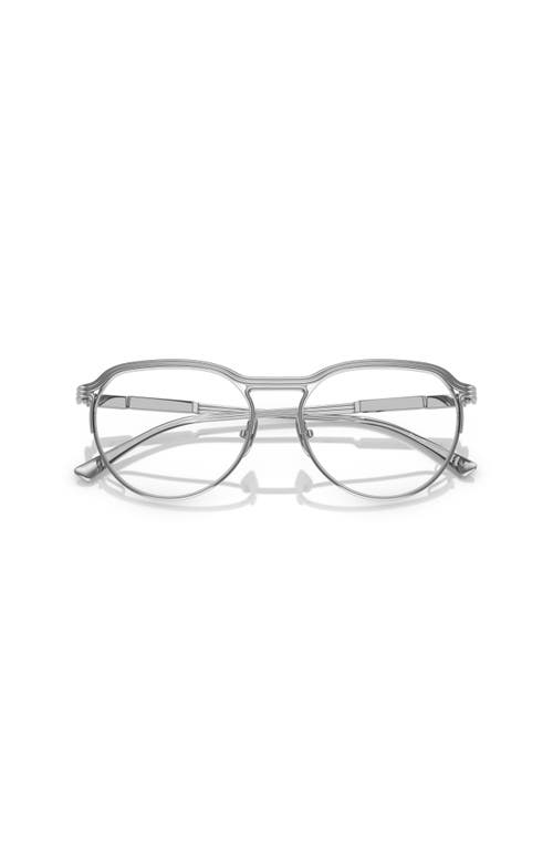 Ferrari 55mm Oval Optical Glasses In Metallic