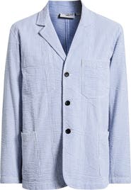 Service Works Organic Cotton Seersucker Server Suit Jacket