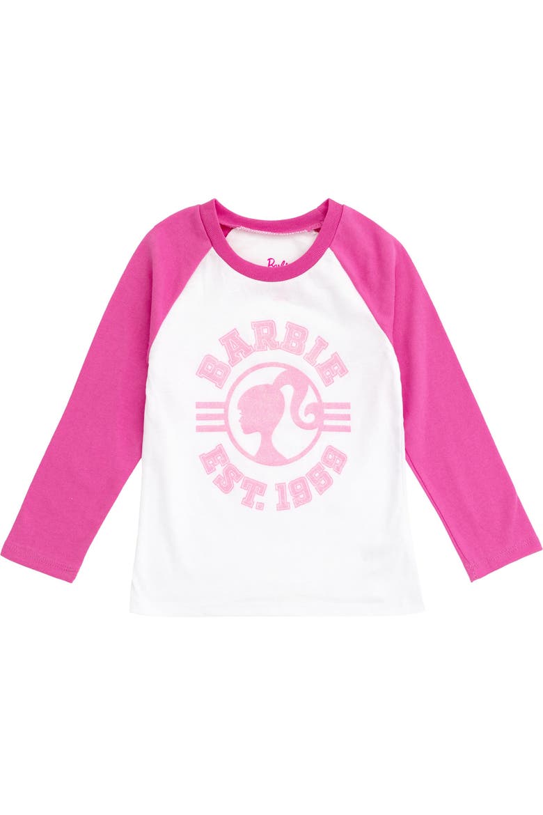 2-Piece Long Sleeve Tee and Flare Pants Set, Alternate, color, White and Pink
