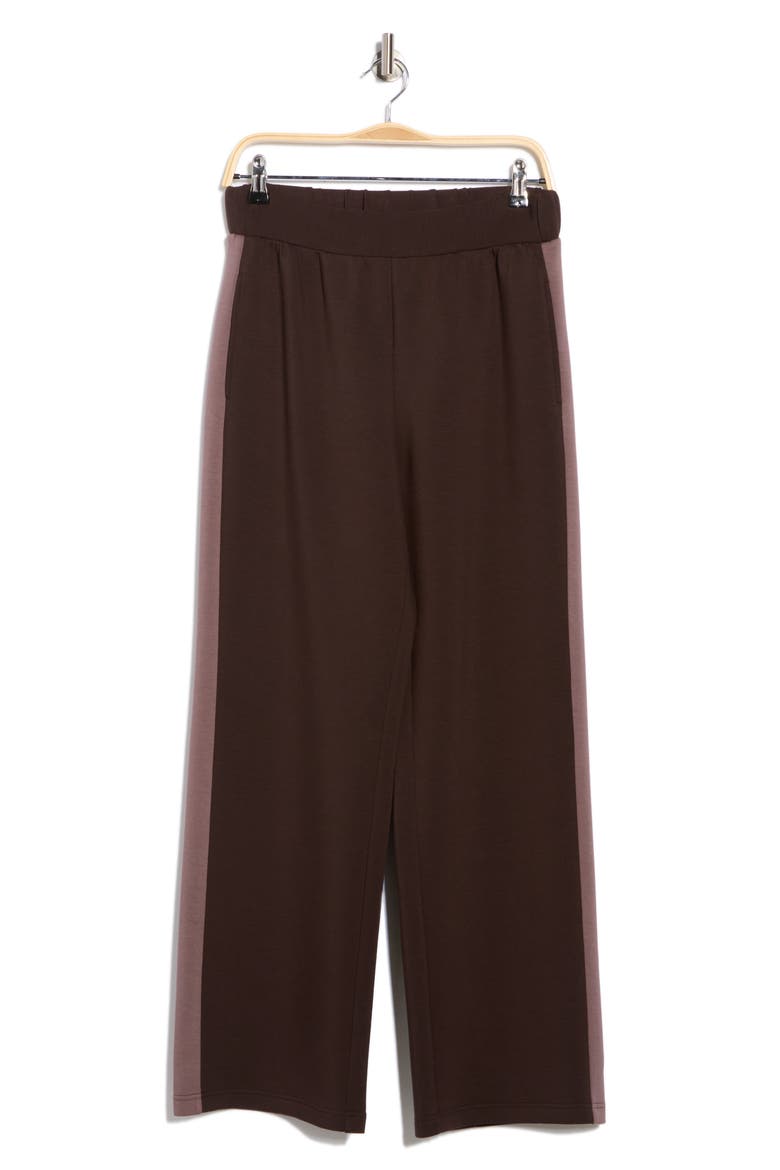 Whisper Knit Colorblock Pants, Alternate, color, BROWN MOLE- GREY PLUM