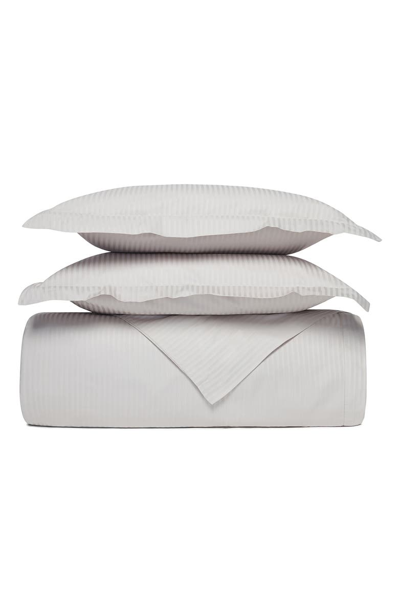 Boll & Branch Signature Stripe Duvet Set, Main, color,