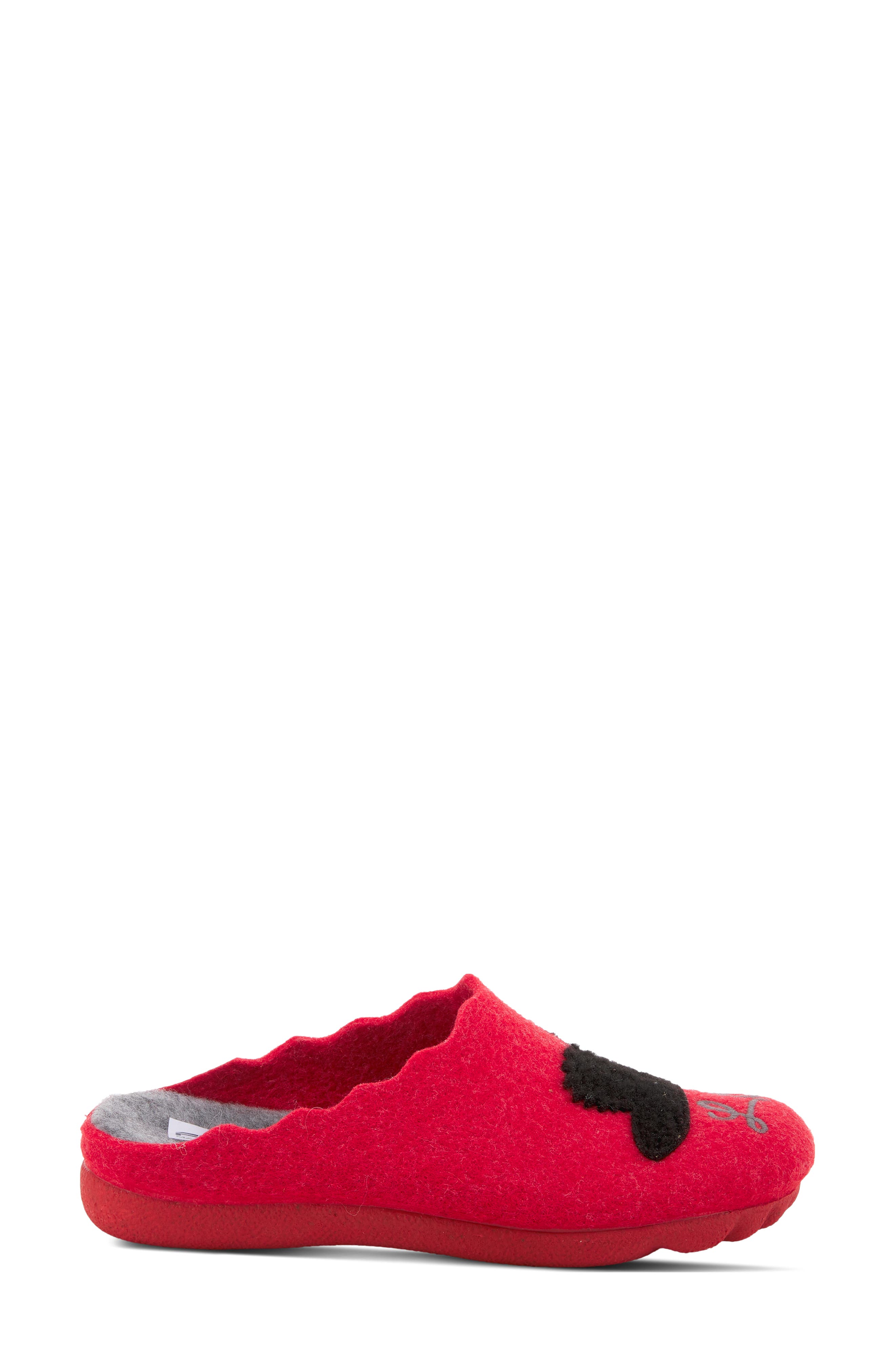 Flexus by Spring Step Swanlove Scuff Slipper, Alternate, color, Red