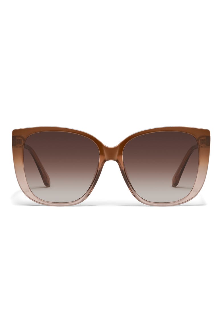 Ever After 58mm Cat Eye Sunglasses, Main, color, COFDOE/BRN