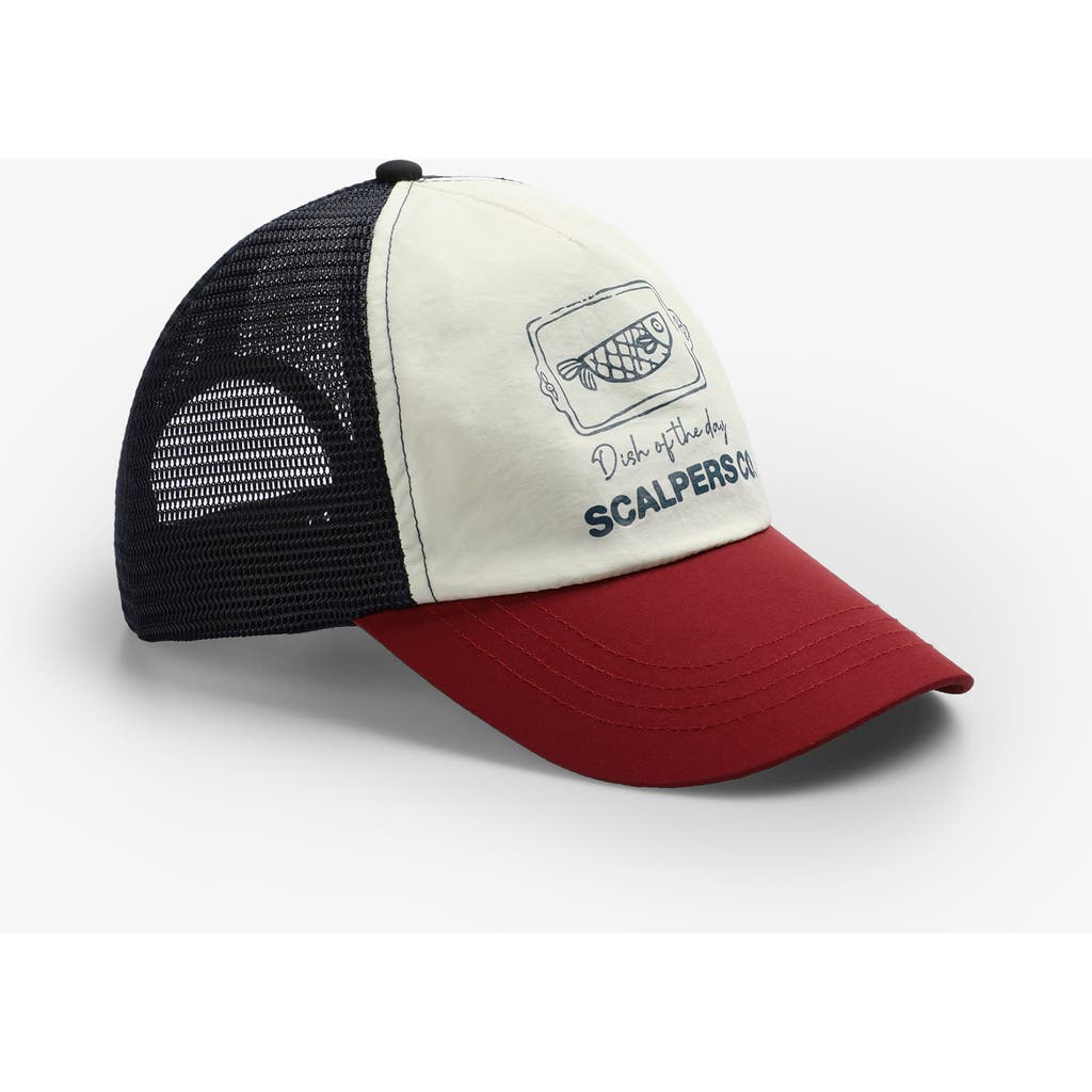 Scalpers Venice Trucker Cap In White