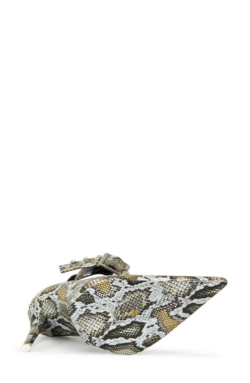 Azalea Wang Volney Ankle Strap Pump In Brown