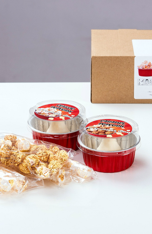 Southlake Gifts Popcorn Candle In Creamy & Caramel