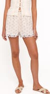 Petal & Pup Ashlee Ditsy Floral Lace Trim Shorts