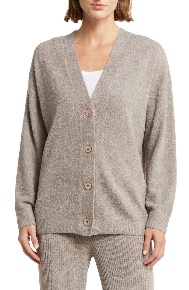 Barefoot Dreams<sup>®</sup> CozyChic<sup>™</sup> Lite<sup>®</sup> Cable Detail Cardigan, Alternate, color,