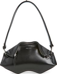 McQueen Manta Leather Clutch