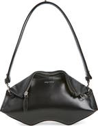 McQueen Manta Leather Clutch