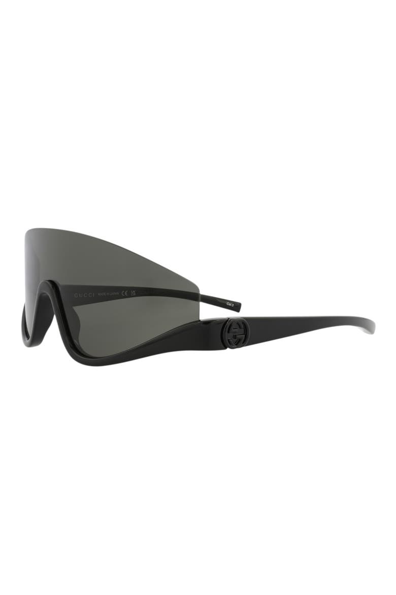99mm Shield Sunglasses, Alternate, color, BLACK BLACK GREY