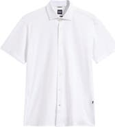 BOSS Roan Stretch Cotton Button-Up Shirt