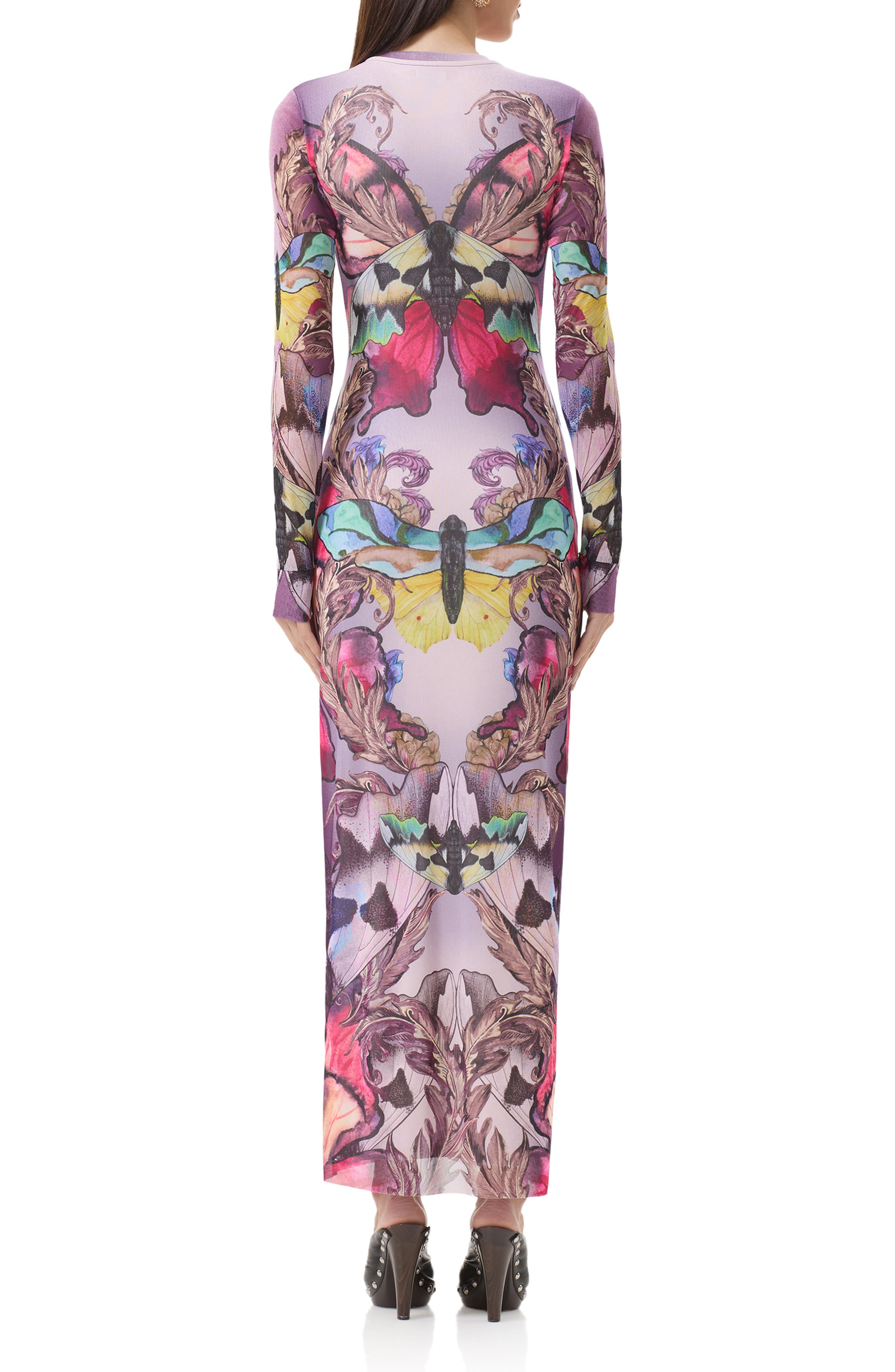 Didi Long Sleeve Mesh Maxi Dress - image 2