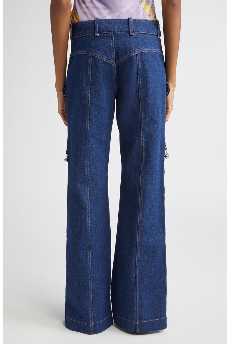 Moppy Charm Wide Leg Jeans, Alternate, color, BLUE