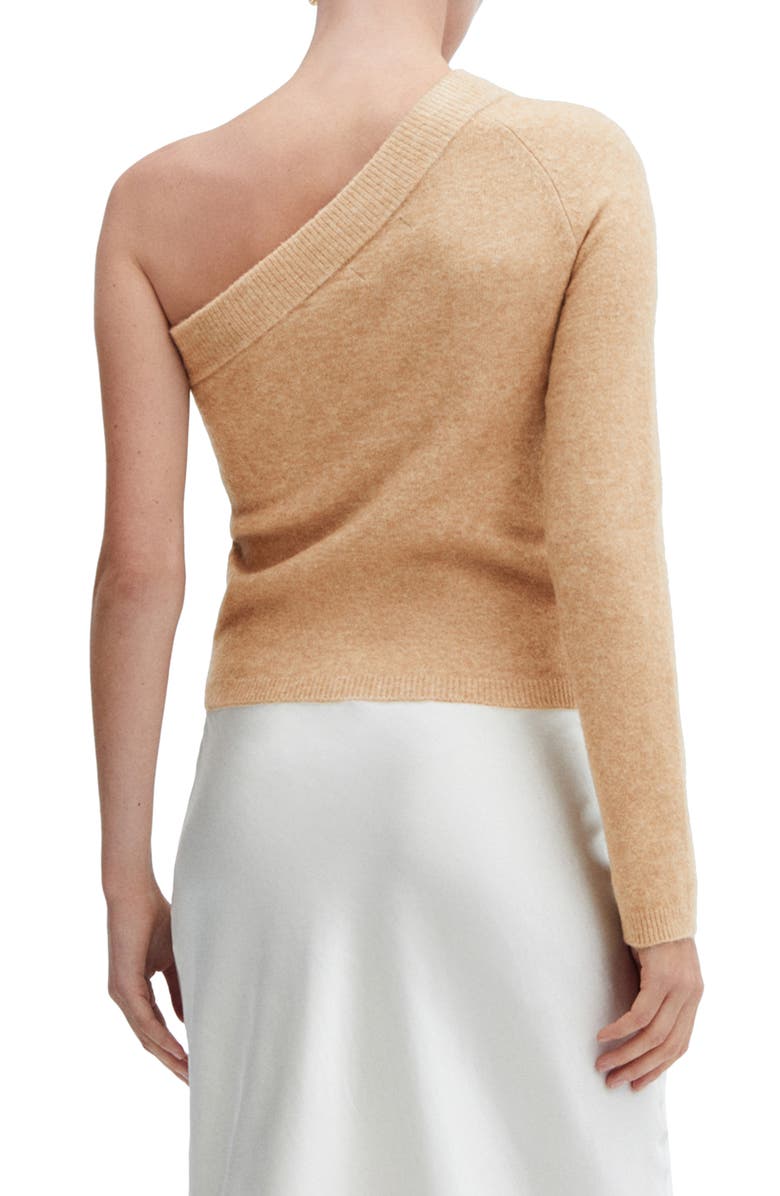 MANGO One-Shoulder Sweater, Alternate, color, 