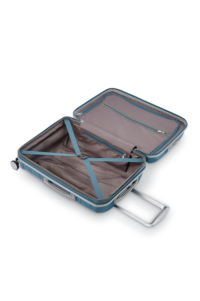 Freeform Hardside Expandable 21" Carry On Spinner Luggage, Alternate, color, Dark Teal