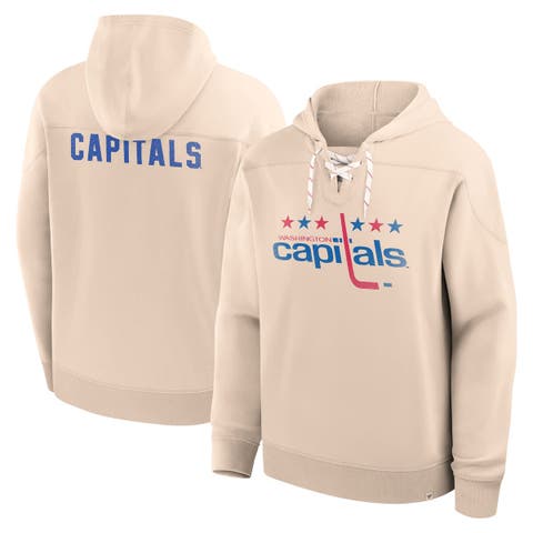 Men
s Fanatics Cream Washington Capitals Vintage Hoodie