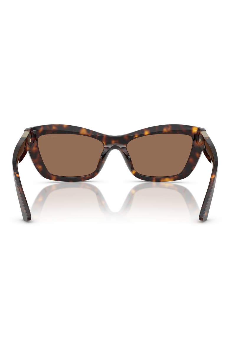 54mm Cat Eye Sunglasses, Alternate, color, HAVANA