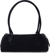 Adornia Faux Leather Bowling Shoulder Bag