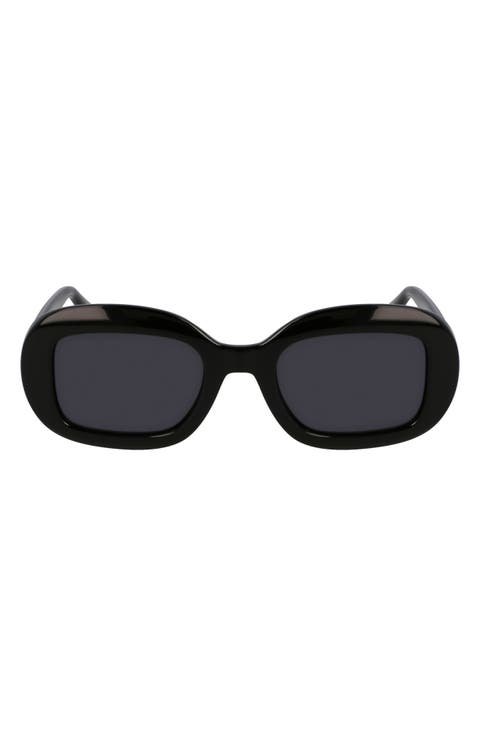 Gancini 51mm Oval Sunglasses
