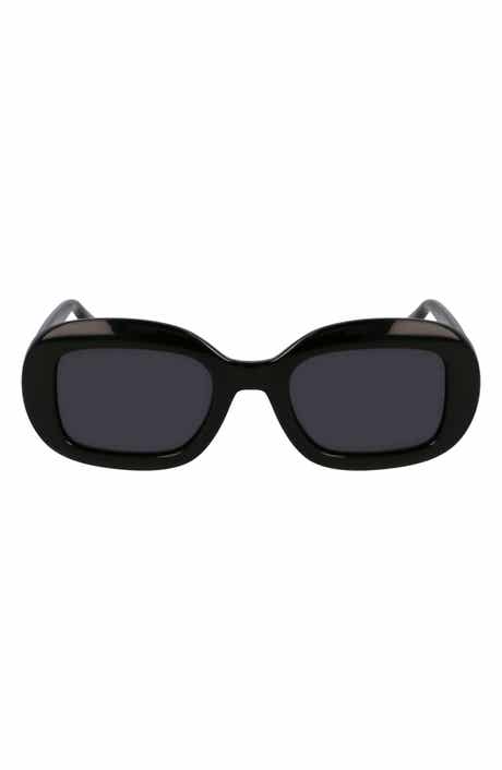 FERRAGAMO Gancini 51mm Oval Sunglasses