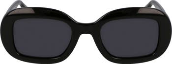 ★上品★Ferragamo Gancini 51mm レクタンギュラーサングラス FERRAGAMO Gancini 51mm Oval Sunglasses | Nordstrom
