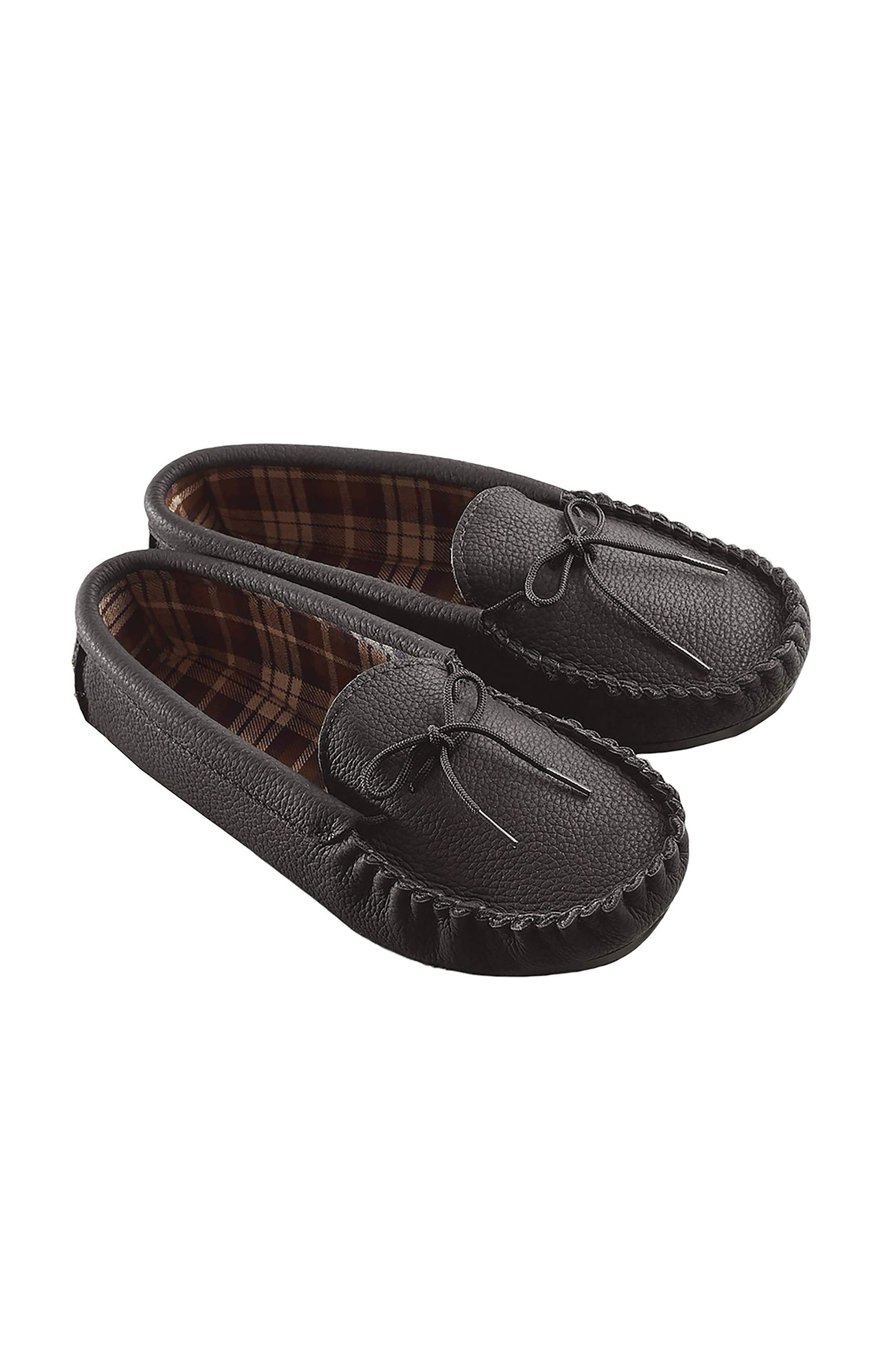 British Golf Moccasins, Alternate, color, DARK BROWN