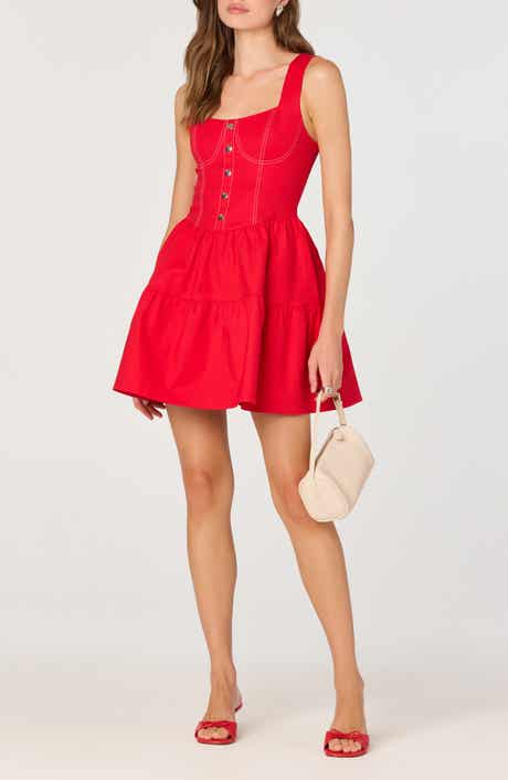 ASTR the Label Fit & Flare Minidress